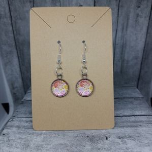Handcrafted glass bead earrings